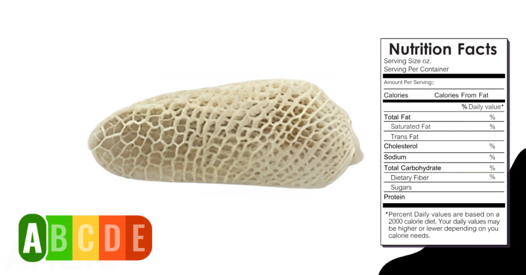 Tripe nutrition table and nutrition facts.