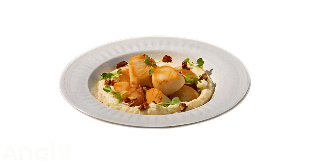 An easy scallop recipe using scallops as the main ingredient