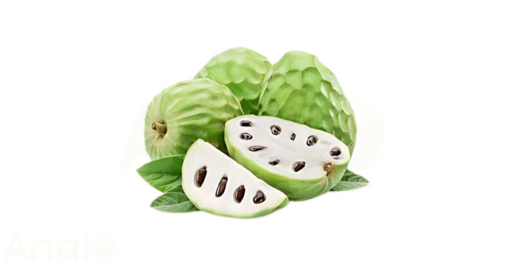 Studio photos of the most common soursop substitutes and soursop alternatives.