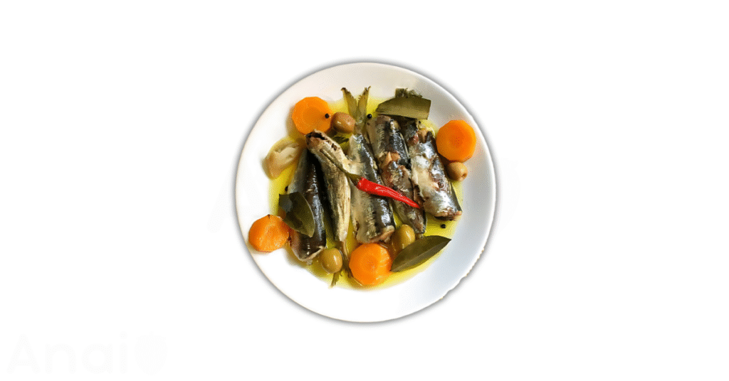 Studio photos of the most common herring substitutes and herring alternatives.