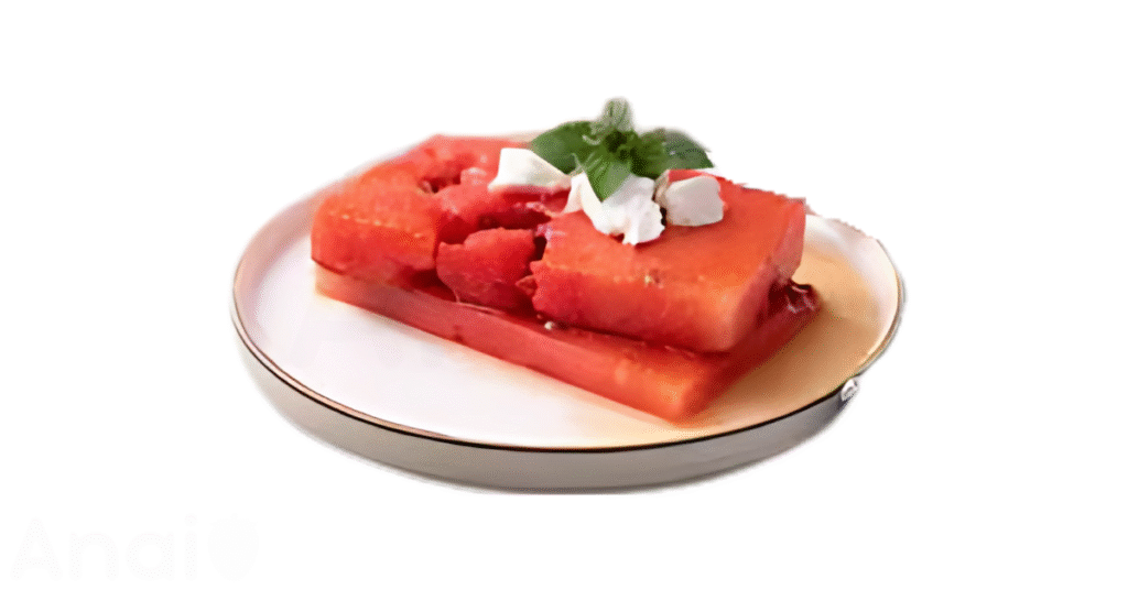 An easy watermelon recipe using watermelons as the main ingredient