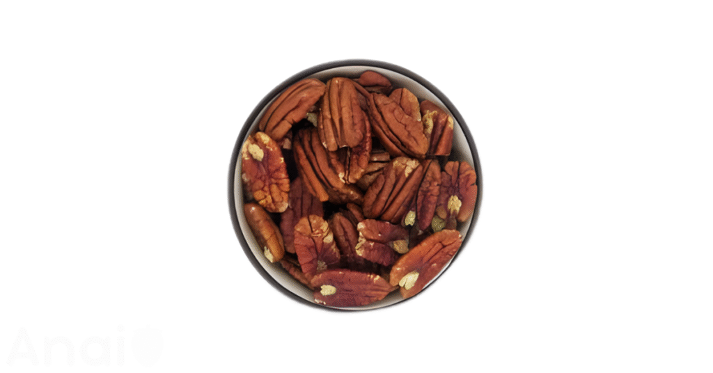 Studio photos of the most common hazelnut substitutes and hazelnut alternatives.