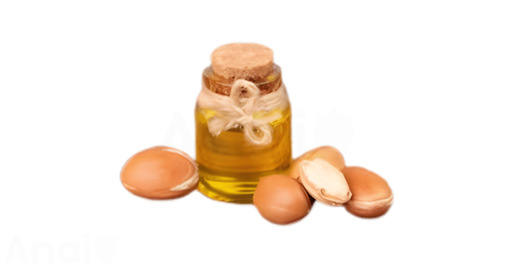 Studio photos of the most common marula oil substitutes and marula oil alternatives.