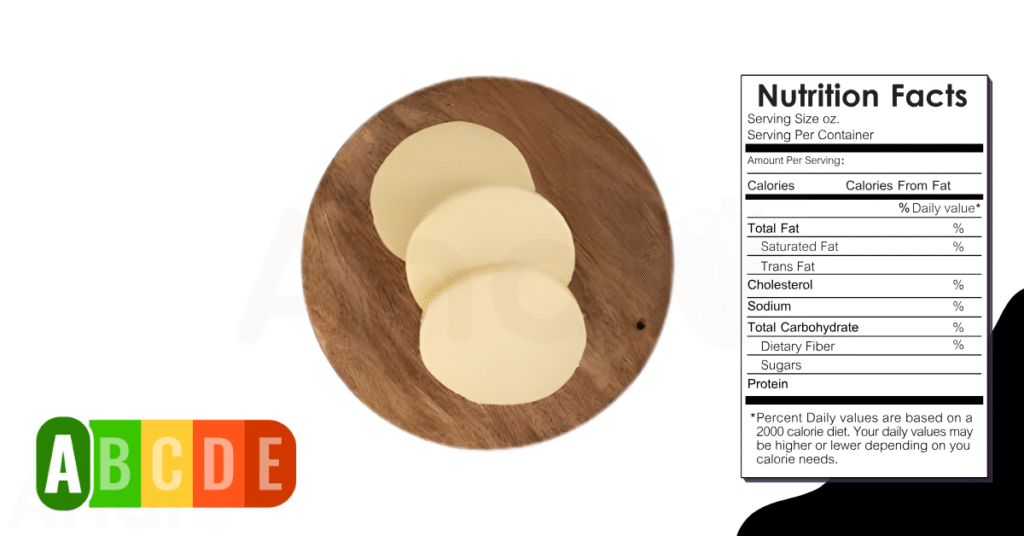 Mozzarella Cheese nutrition table and nutrition facts.